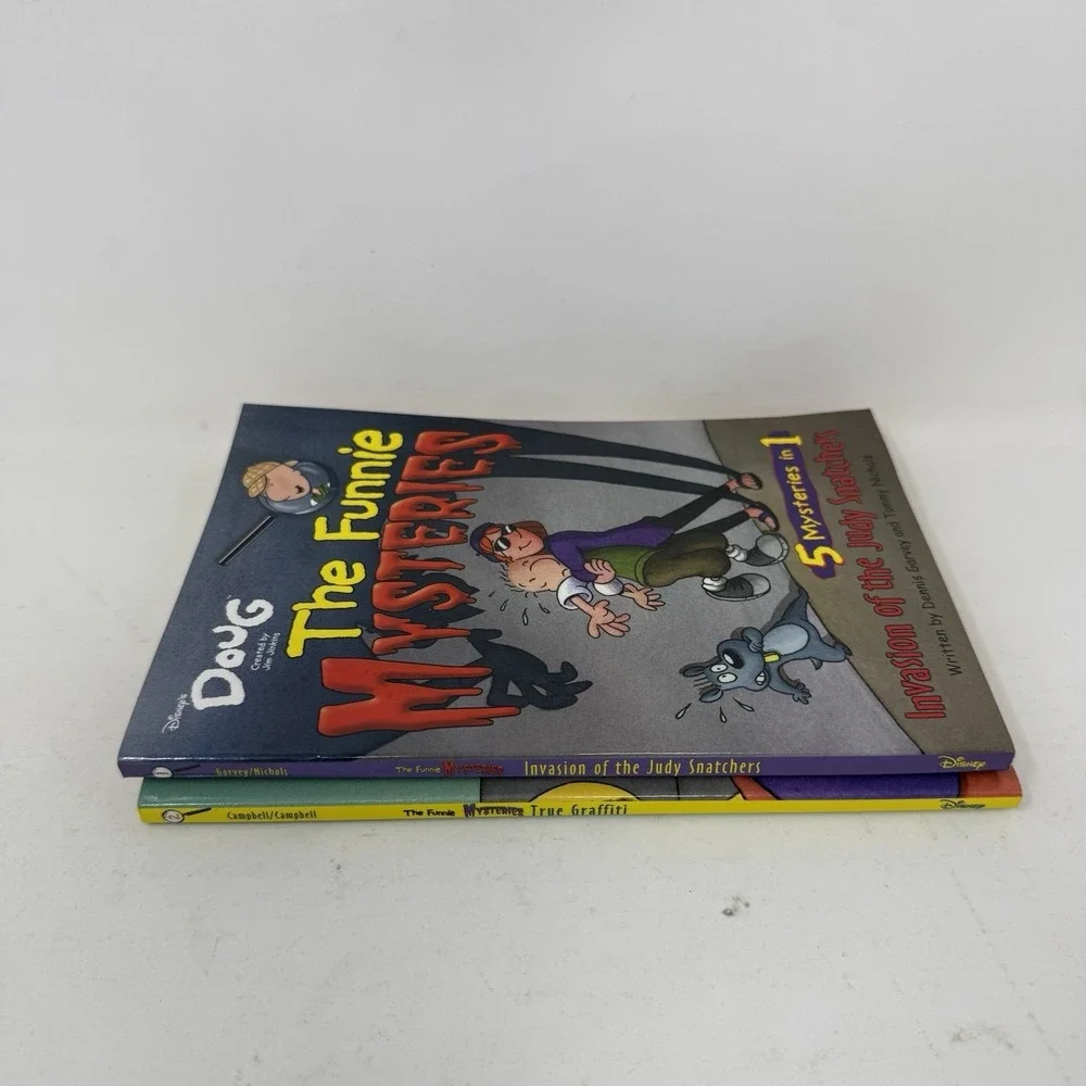 Doug - Funnie Mysteries Invasion of the Judy Snatchers & True Graffiti Books